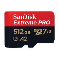 SanDisk Extreme Pro 512GB UHS-I V30 U3 A2 MicroSDXC Card (SDSQXCD-512G-GN6MA)