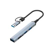 USB-Cables-SEEDREAM-remax-5-in-1-Hub-Type-C-Type-A-to-USB3-0-USB2-0-SD-TF-Card-Multi-Splitter-Adapter-RU-U7-Silver-7