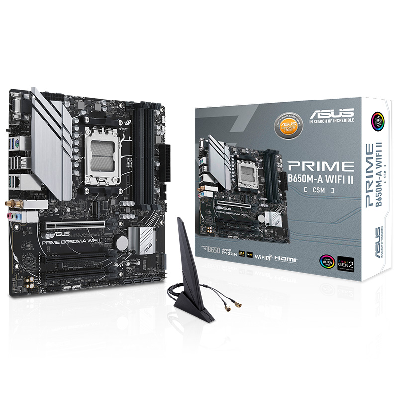 Asus PRIME B650M-A WIFI II-CSM AM5 mATX Motherboard (PRIME B650M-A WIFI II-CSM)