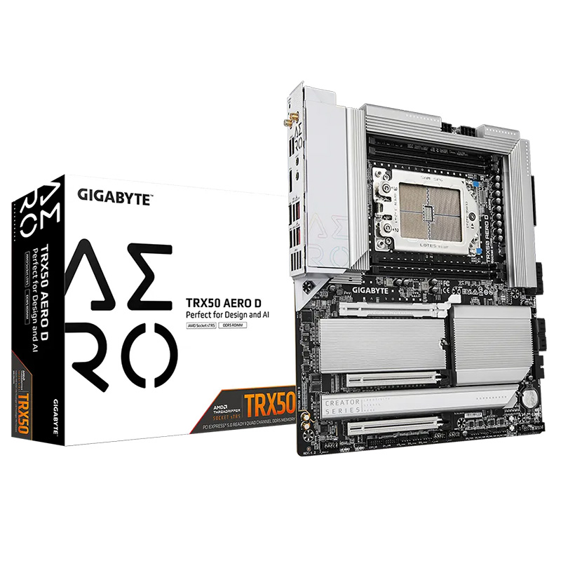 Gigabyte TRX50 Aero D TRX50 E-ATX Motherboard (Gigabyte TRX50 AERO D (rev. 1.2))