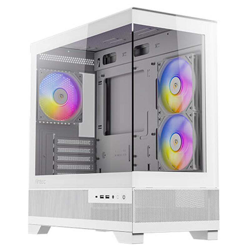 Antec CX500M RGB Gaming Micro ATX Case - White (CX500M RGB White)