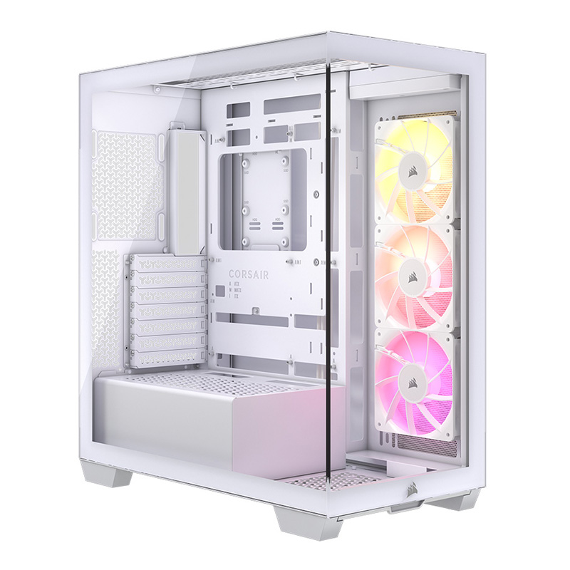 Corsair 3500X ARGB TG Mid-Tower E-ATX Case - White (CC-9011279-WW)