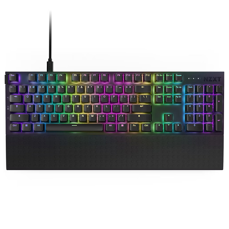 NZXT Function 2 Full-Size Optical Gaming Keyboard - Black (KB-001NB-US)