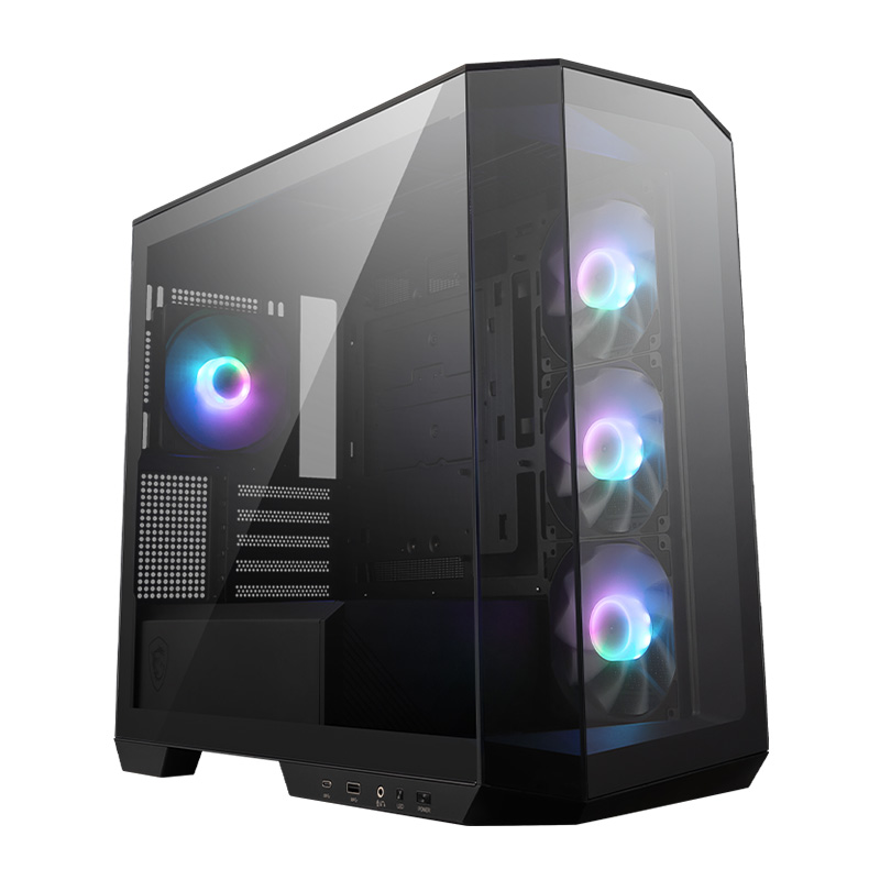 MSI MAG PANO M100R PZ BLACK Micro ATX Case - Black (MAG PANO M100R PZ)