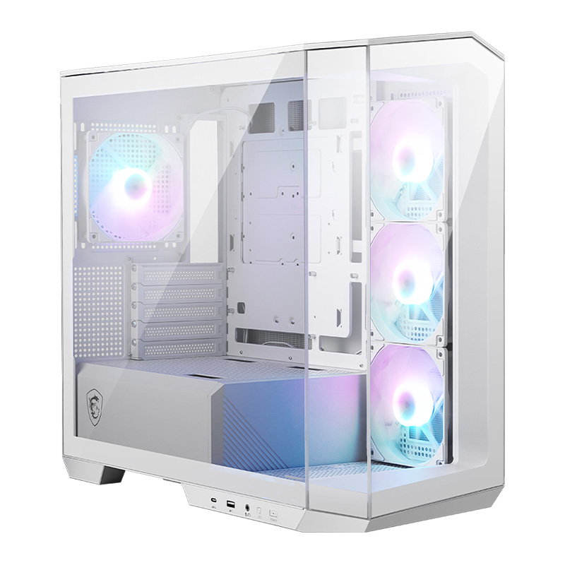 MSI MAG PANO M100R PZ WHITE Micro ATX Case - White (MAG PANO M100R PZ WHITE)