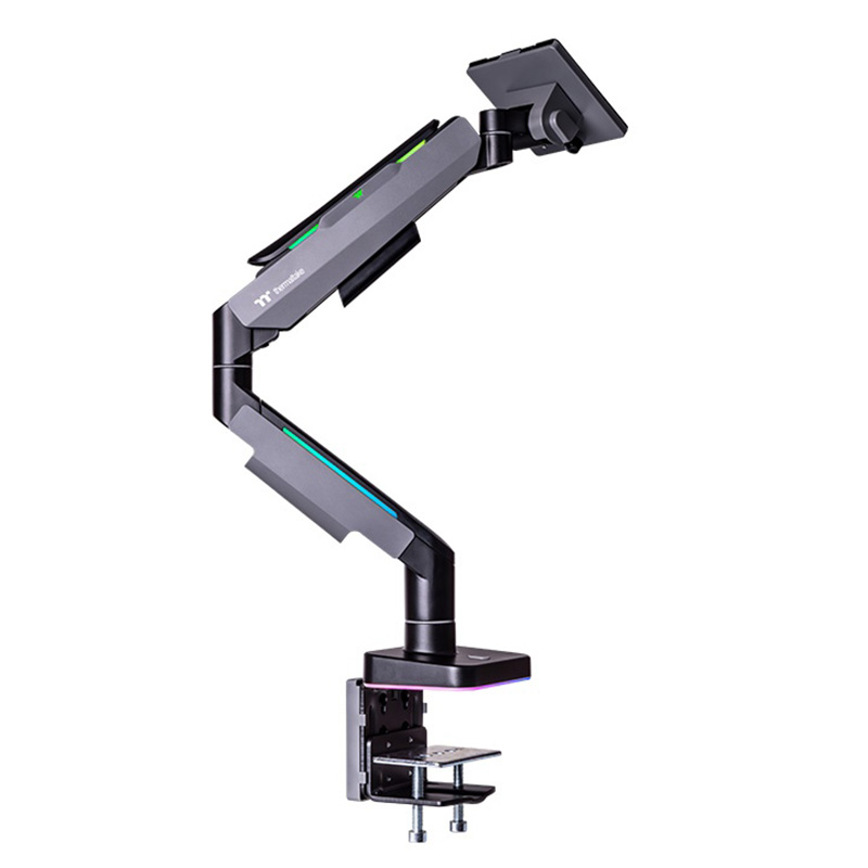 Thermaltake Single RGB Gas Spring Monitor Arm (GEA-MSR-SMSBLK-01)