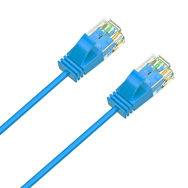 Cruxtec Ultra-Thin CAT6A U/UTP Ethernet Cable Blue 20m (RF6A-200-BL)