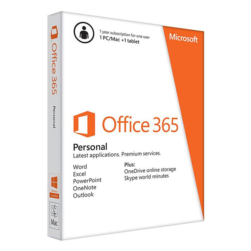 Microsoft Office 365 Personal Digital License for 1 PC - 1 Year (QQ2-00013)