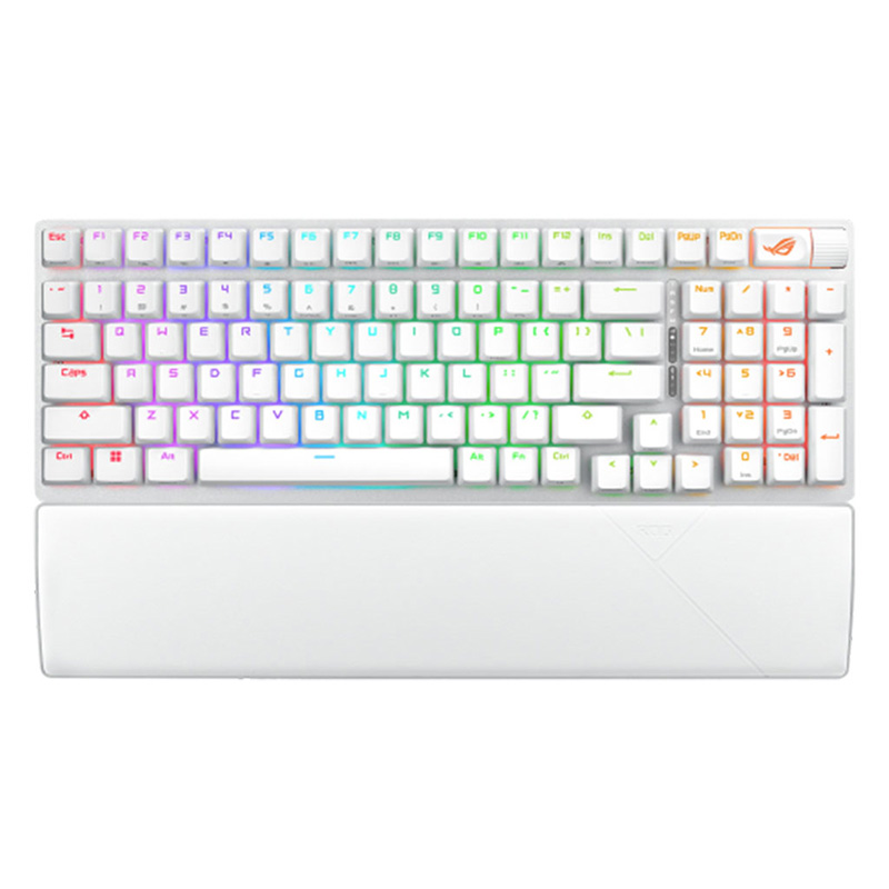 ASUS ROG Strix Scope II 96 Wireless White Mechanical Gaming Keyboard - NX Snow (ROG STRIX SCOPE II 96 WL Snow Switch WHT)