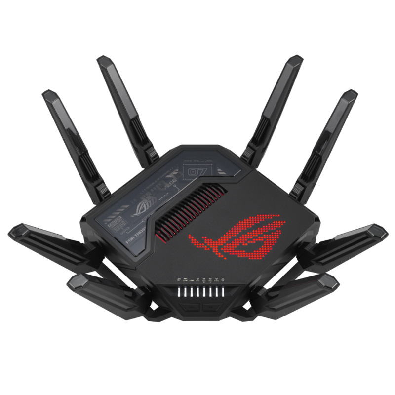 Asus ROG Rapture Quad-band WiFi 7 AURA RGB 802.11be Gaming Router (GT-BE98)