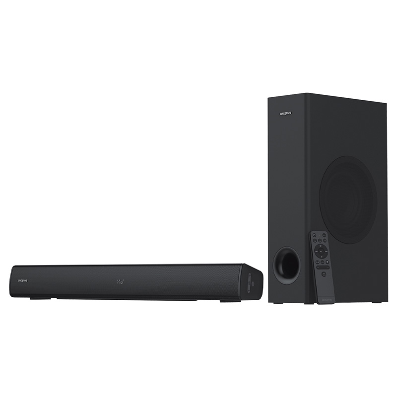 Creative Stage V2 2.1 Soundbar and Subwoofer with Clear Dialog and Surround Blaster (51MF8375AA003)