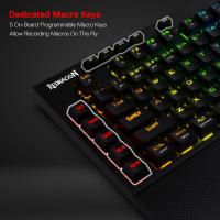 Keyboards-Redragon-K596-PRO-RGB-Mechanical-5-0-BT-2-4-Ghz-Wired-87-Keys-TKL-Wrist-Rest-Gaming-Keyboard-Red-Switches-8