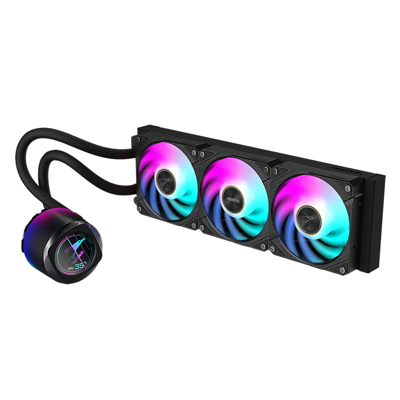 Gigabyte Aorus Waterforce X II 360 ARGB 360mm AIO Liquid CPU Cooler (AORUS WATERFORCE X II 360)