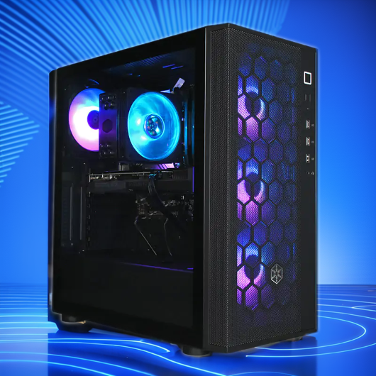 QuantumStrike G5 Core Intel i5 14600KF GeForce RTX 4070 Gaming PC 56303