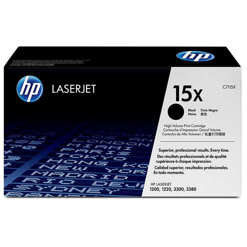 HP C7115X Black Toner for LASERJET 1000/1200/3300/3330 - 3500 PAGES