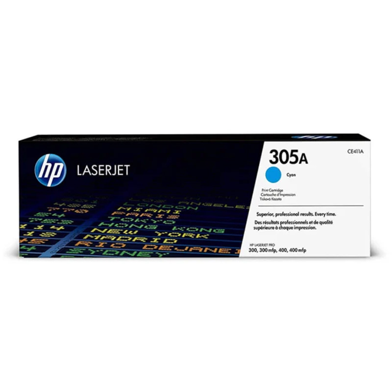 HP CE411A 305A Cyan Toner Cartridge (for HP CLJ451DN)