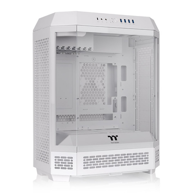 Thermaltake The Tower 600 TG Mid Tower ATX Case - Snow (CA-1Z1-00M6WN-00)