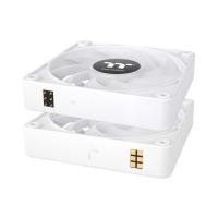 120mm-Case-Fans-Thermaltake-CT120-EX-120mm-Standard-Blades-ARGB-Snow-4-Pin-PWM-Fan-3-Pack-CL-F190-PL12SW-A-2