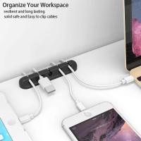 Peripherals-Cable-Clips-Cord-Management-Organizer-5pcs-Adhesive-Hooks-Wire-Cord-Holder-Power-Cords-Charging-Accessory-Cables-Mouse-Cable-PC-Office-Home-Gray-7