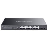 TP-Link Omada 24-Port Gigabit and 4-Port 10GE SFP+ L2+ Managed Switch with 16-Port PoE+ & 8-Port PoE++ (SG3428XMPP)