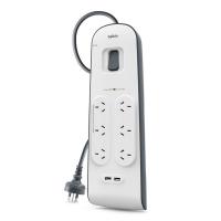 UPS-Power-Protection-Belkin-SurgePlus-6-Outlet-Surge-Protection-Strip-with-2-4-Amp-USB-Charging-Ports-BSV604AU2M-4