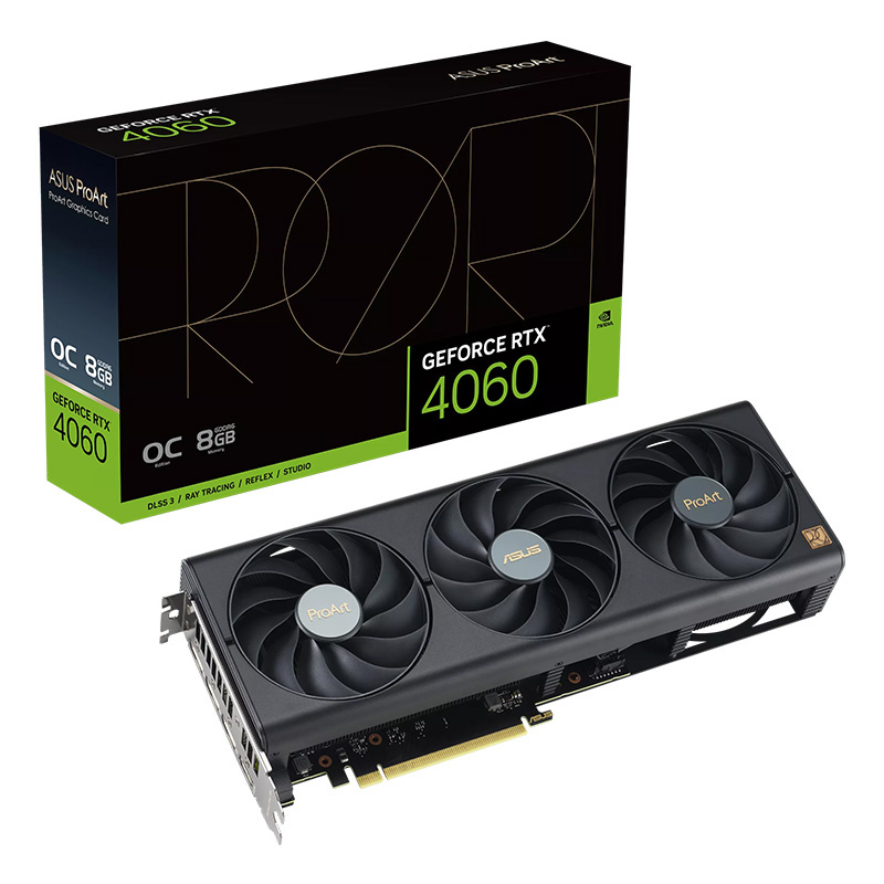 Asus ProArt GeForce RTX 4060 OC 8G Graphics Card (PROART-RTX4060-O8G)