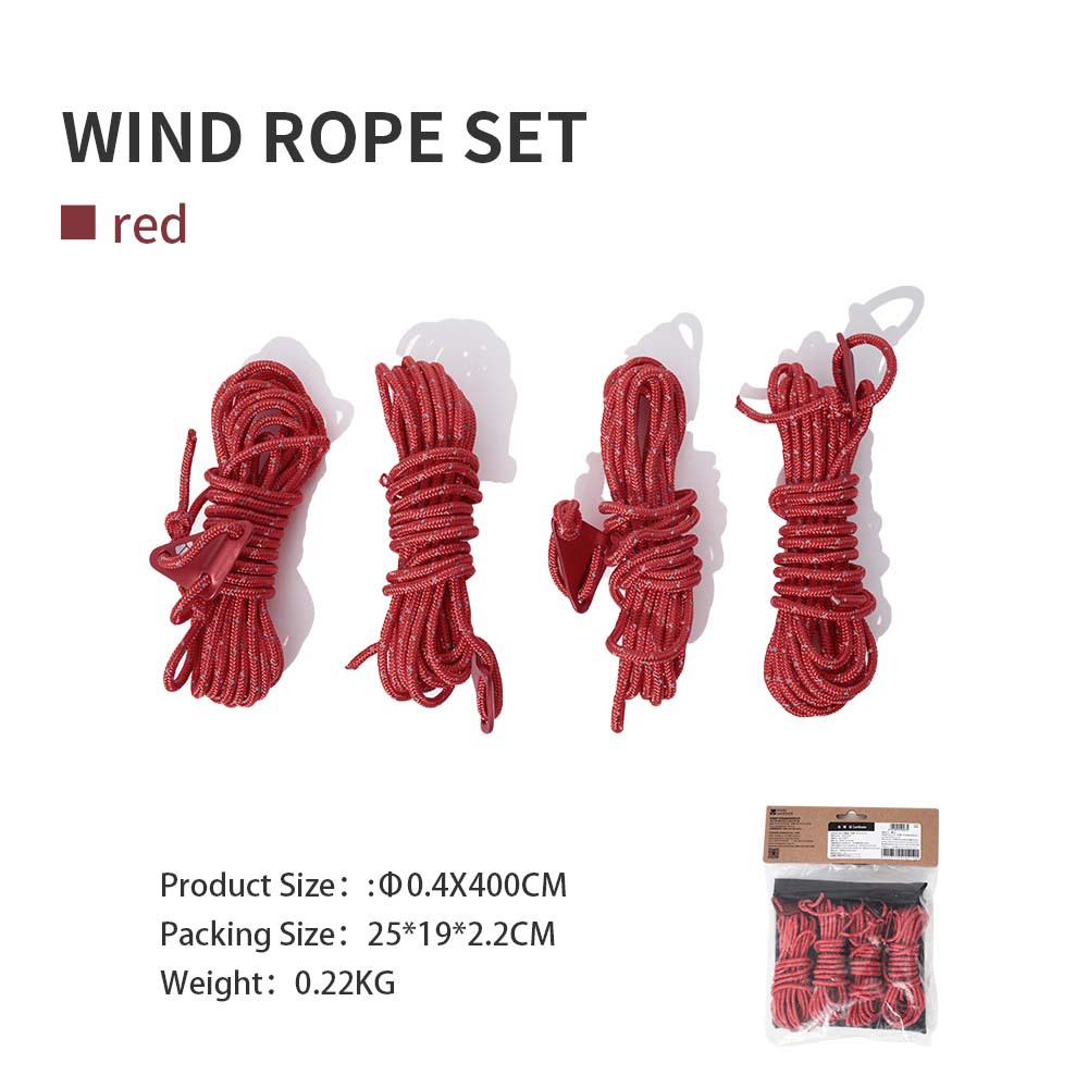 MOBI GARDEN GUY ROPE RED（4 sticks）