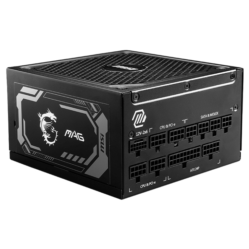 MSI MAG 1250W 80+ Gold Power Supply (MAG A1250GL PCIE5)