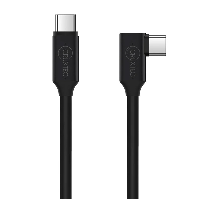 Cruxtec Optical Fiber USB-C to 90 Degree USB-C VR Cable - 5m (VSC-05-BK)