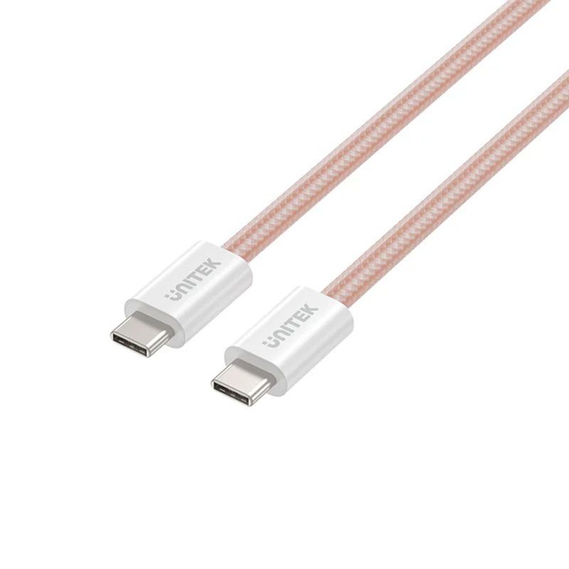 Unitek 100W Magnetic USB-C Pink Cable - 1m (UTC14141APK01)