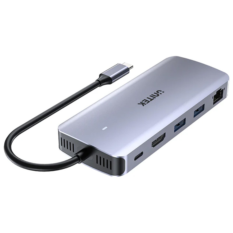 Unitek 6-in-1 USB-C Hub with M.2 SSD Enclosure - Space Grey (UTD1120A01)