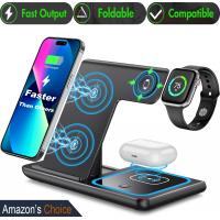 Wireless Charger iPhone Charging Station: 3 in 1 Charger Stand Multiple Devices for Apple