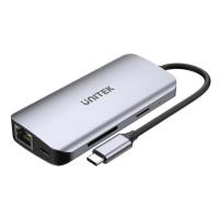 USB-Hubs-Unitek-8-in-1-USB-C-Hub-with-100W-PD-Space-Grey-UTD1122A01-4