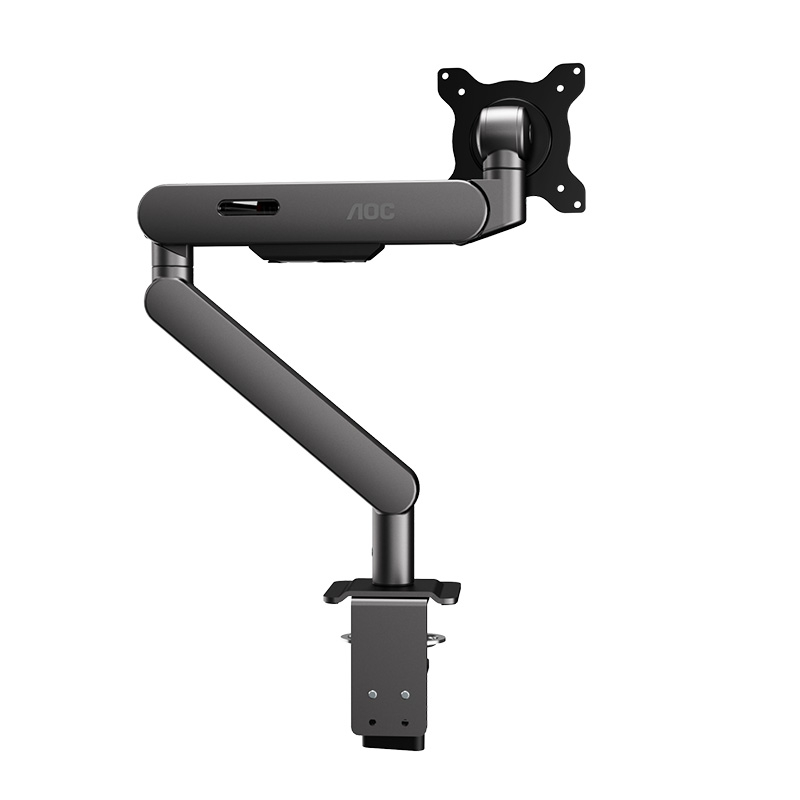 AOC 17in - 34in Single Monitor Desk Arm - Grey (AM402G)