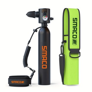SMACO S300P-BLACK outdoor diving equipment is easy to carry and reusable for emergency rescue, snorkeling, and recreational diving