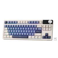 RK ROYAL KLUDGE S85 Mechanical Keyboard, RGB, 2.4Ghz/BT/Wired, Customized Switches, Blue, Mixed Color