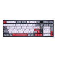 BEE WITH T&I X100 keyboard aluminum tuotuo customized Bluetooth/wired/2.4g three-mode mechanical keyboard Gasket structure full key hot plug X100 blac