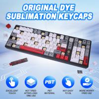 Mechanical-Keyboards-BEE-WITH-T-I-X100Pro-keyboard-aluminum-tuotuo-customized-Bluetooth-wired-2-4g-three-mode-mechanical-keyboard-Gasket-structure-full-key-hot-plug-X100Pr-60