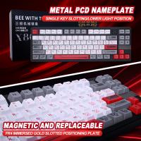 Mechanical-Keyboards-BEE-WITH-T-I-X80-Max-mechanical-keyboard-aluminum-Tuotuo-CNC-customized-three-mode-keyboard-Bluetooth-wired-2-4g-full-key-hot-swap-game-office-e-sport-24