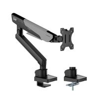 Monitor-Accessories-Humanmotion-Single-Screen-Aluminum-Monitor-Arm-for-up-to-17in-40in-2-12kg-Matte-Black-and-Silver-TX02-1G-2