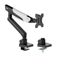 Monitor-Accessories-Humanmotion-Single-Screen-Aluminum-Monitor-Arm-for-up-to-17in-40in-2-12kg-Matte-Black-and-White-TX02-1B-2