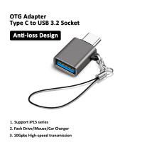 USB-Hubs-USB-A-To-USB-Type-C-Connector-Adapter-Plug-USB-3-2-To-Type-C-Adapter-OTG-Gray-2