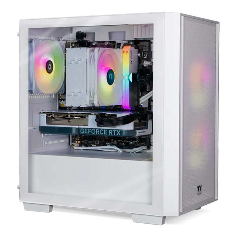 Thermaltake Genesis V4 Ultimate i5-12400F RTX 4060 1TB SSD 16GB RAM W11H Gaming Desktop PC - Snow Edition (CA-4Y1-00D6WA-00)