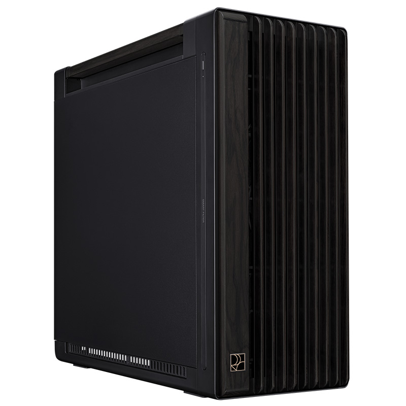 Asus ProArt PA602 Wood Edition Metal Panel Mid-Tower E-ATX Case - Black (PROART PA602 WOOD METAL PWM BLACK)