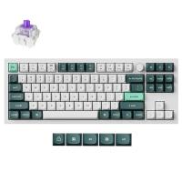 Keychron Q3 HE QMK Wireless Magnetic Custom Keyboard Hall Effect Gateron Double-Rail Nebula Switch - White (KBKCQ3HP1)