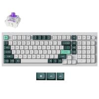 Keychron Q5 HE QMK Wireless Magnetic Nebula Switch Wireless Keyboard with Knob - Shell White (KBKCQ5HP1)