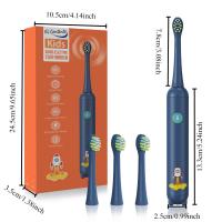 Kids-Electric-Toothbrush-Sonic-Soft-Bristle-Rechargeable-Toothbrushes-with-DIY-Stickers-4-Replacement-Brush-Heads-Blue-4