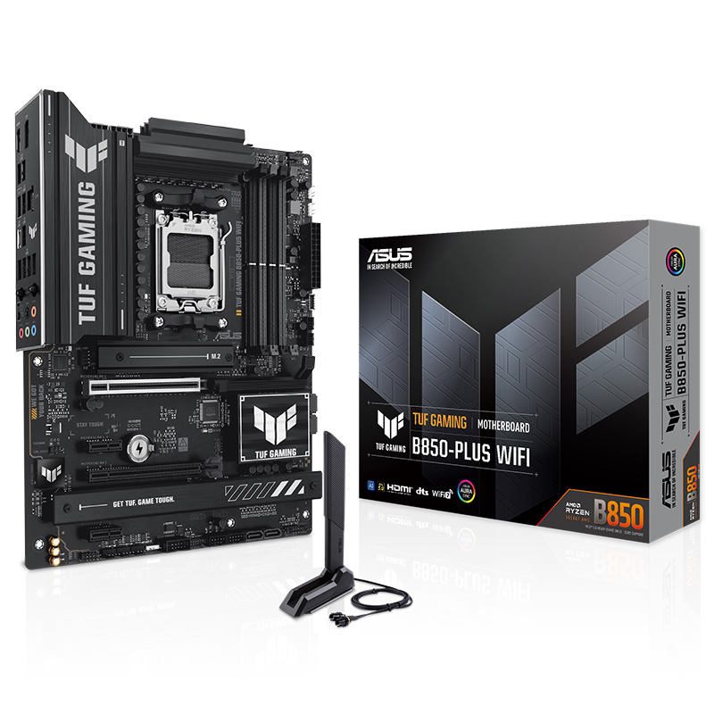 Asus TUF Gaming B850 Plus WiFi AM5 ATX Motherboard (TUF-GAMING-B850-PLUS-WIFI)