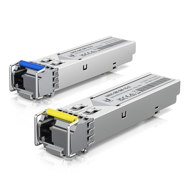 Ubiquiti UFiber 1G Bidirectional Single-Mode SFP Module - 2 Pack (UACC-OM-SM-1G-S-2)