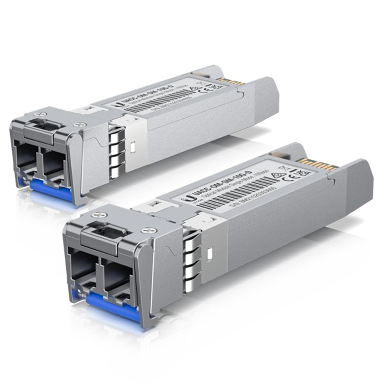 Ubiquiti UFiber SFP+ Single-Mode Fiber Module 10 Gbps 10km Distance - 2 Pack (UACC-OM-SM-10G-D-2)